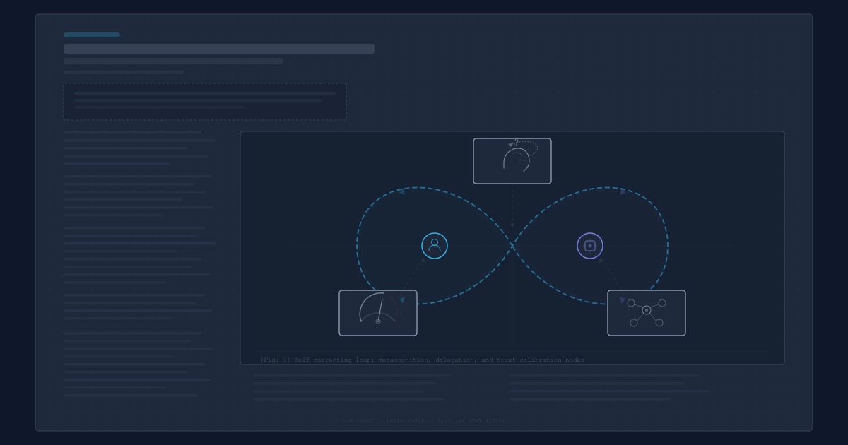 Metakognice, delegace, trust: tři studie mapují, na čem stojí spolupráce člověka s AI